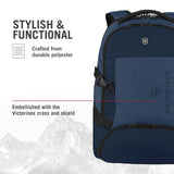 Victorinox VX Sport EVO Deluxe Backpack - Modern Backpack to Carry Travel Accessories - Includes Airflow Channels & Adjustable Straps - 28 Liters, Blue