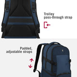 Victorinox VX Sport EVO Deluxe Backpack - Modern Backpack to Carry Travel Accessories - Includes Airflow Channels & Adjustable Straps - 28 Liters, Blue
