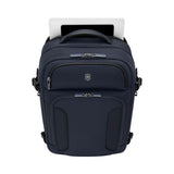 Victorinox Werks Traveler 7.0, Boarding Bag, Backpack with 15.6'' Laptop and 11'' Tablet Compartment, Navy Blue