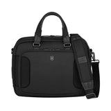Victorinox Werks Traveler 7.0, Compact Briefcase, Briefcase with 14" Laptop and 11’’ Tablet Compartment, Black