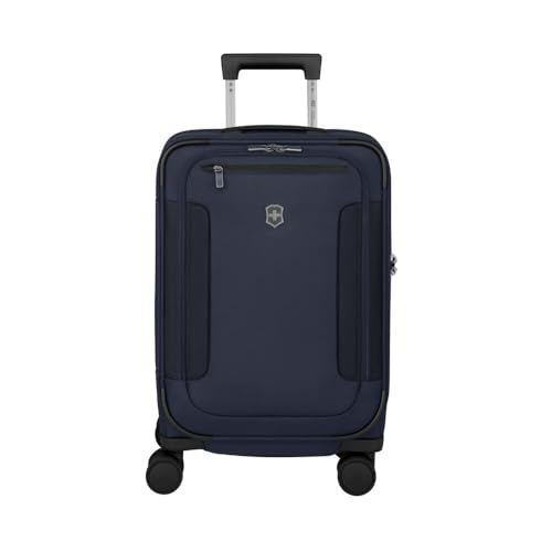 Victorinox Werks Traveler 7.0, Frequent Flyer Carry-On, 8-Wheel Softside Expandable Cabin Case, Navy Blue