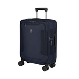 Victorinox Werks Traveler 7.0, Global Carry - On, 8 - Wheel Softside Expandable Cabin Case, Navy Blue