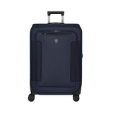 Victorinox Werks Traveler 7.0, Medium Case, 8-Wheel Softside Expandable Travel Case, Navy Blue