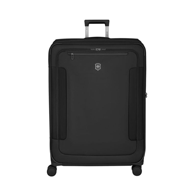VictorinoxWerks Traveler 7.0, Extra Large Case, 8 - Wheel Softside Expandable Travel Case, Black