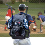 VIGEGARI Baseball Bag Softball Bat Bag - Baseball Backpack Adult with Gear Klip To Hold Baseball Glove, Baseball Essential Gear - Youth Baseball Bag for Boys, Girls, Baseball Accessories, Grey