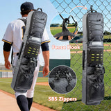 VIGEGARI Baseball Bat Bag Backpack Holds 4 Bats, Slim Bat - Focused Design for Youth & Adults, Baseball Bag with Fence Hook, Padded Bat Case with Ball Pocket, Softball & T - Ball Bat Carrying Bag