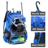 VIGEGARI Youth Baseball Backpack for Boys, Bat Bag, Softball Bag, T - Ball, Softball Equipment & accessories for Bat, Glove Holder, Helmet, Shoes Compartment, Baseball Gifts for Youth and Adults.