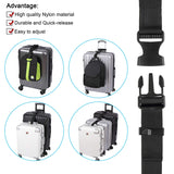 Vigorport Luggage Connector, Straps for Suitcase, Add A Bag Adjustable Attachment Accessories 1.25" Endless for Connect Your 3 Luggage Together - 2 Pack