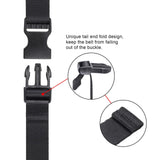Vigorport Utility Straps Quick Release Nylon Backpack Accessory Bag Strap,Adjustable for Hiking,Travel,Outdoor Sports - 4 Pack (Black, 0.75" W - 40 L)