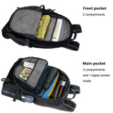vimapo Packable Lightweight Backpack 40L, Ripstop Nylon Foldable Traveling Daypack, Collapsible Hiking Backpack For Outdoor(Black)