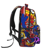 Vkaxopt Backpack Shark Teeth Camo Backpacks Travel Laptop Daypack Big Capacity Bookbag Fashion Durable Back Pack for School Boy Girl Men and Women - SuperGraffiti