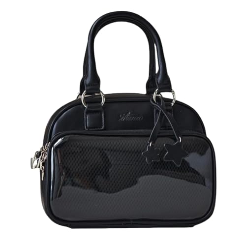 Vobomo Ita Bag Ita Backpack with Insert Big Capacity Single Shoulder Bag Crossbody Bag Y2k Handbag Commuter Bag (Black) | Backpacks4Less