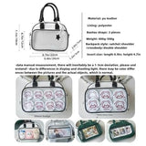 Vobomo Ita Bag Ita Backpack with Insert Big Capacity Single Shoulder Bag Crossbody Bag Y2k Handbag Commuter Bag (Black)