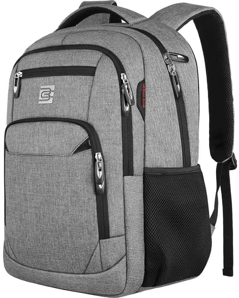 Volher Laptop Backpack,Business Travel Anti Theft Slim Durable Laptops Backpack,Water Resistant College Computer Bag for Women & Men Fits 15.6 Inch Laptop and Notebook - Grey