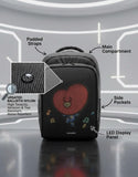 Voltefy LED Backpack with Programmable Screen, Motorcycle Backpack Made with Updated Ballistic Nylon, LED Bookbag, Large Laptop Bag for Women and Men, Digital Screen Carry - On Travel Bag