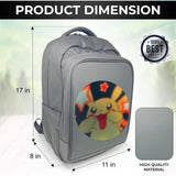 Voltefy LED Backpack with Programmable Screen, Motorcycle Backpack Made with Updated Ballistic Nylon, LED Bookbag, Large Laptop Bag for Women and Men, Digital Screen Carry - On Travel Bag