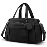 VONAL Travel Tote Bag, Large Diaper Bags 24L Waterproof Hospital Bag for Labor Delivery, Travel Diaper Tote with Changing Pad, Baby Bag with Pacifier Case,Black