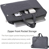 Voova Laptop Bag 13 14 Inch, Waterproof Computer Sleeve Carrying Case with Shoulder Straps & Handle Compatible with Macbook Air 13 M2/M3/M4, MacBook Pro 13/14, HP Dell Lenovo Chromebook 14, Grey