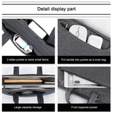 Voova Laptop Bag 13 14 Inch, Waterproof Computer Sleeve Carrying Case with Shoulder Straps & Handle Compatible with Macbook Air 13 M2/M3/M4, MacBook Pro 13/14, HP Dell Lenovo Chromebook 14, Grey