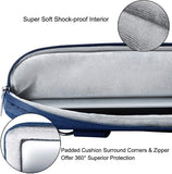 Voova Laptop Bag 15.6 Inch, 360° Protective Laptop Case Sleeve Compatible with MacBook Air 15 M2/M3/M4, MacBook Pro 15/16, 15 - 16” Lenovo Dell Hp, Waterproof Computer Bag Slim Briefcase, Blue