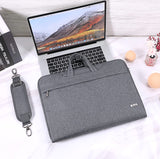 Voova Laptop Case 15.6 inch with Shoulder Strap, Waterproof Slim Computer Sleeve Cover Compatible with MacBook Air 15, MacBook Pro 15/16, 15 - 16” HP Acer Asus Dell Lenovo, Grey