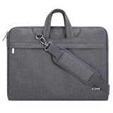 Voova Laptop Case 15.6 inch with Shoulder Strap, Waterproof Slim Computer Sleeve Cover Compatible with MacBook Air 15, MacBook Pro 15/16, 15-16” HP Acer Asus Dell Lenovo, Grey