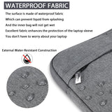Voova Laptop Case 15.6 inch with Shoulder Strap, Waterproof Slim Computer Sleeve Cover Compatible with MacBook Air 15, MacBook Pro 15/16, 15 - 16” HP Acer Asus Dell Lenovo, Grey