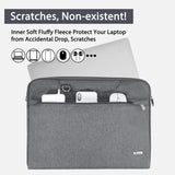 Voova Laptop Case 15.6 inch with Shoulder Strap, Waterproof Slim Computer Sleeve Cover Compatible with MacBook Air 15, MacBook Pro 15/16, 15 - 16” HP Acer Asus Dell Lenovo, Grey