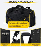 Vorspack 18 Inches Structured Gym Bag with Shoe Compartment, Black