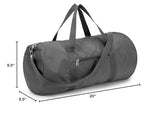 Vorspack Small Duffel Bag 20 Inches Foldable Gym Bag for Men Women Duffle Bag Lightweight with Inner Pocket for Travel Sports - Grey