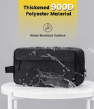 Vorspack Travel Toiletry Bag for Men - Hanging Toiletries Bag Water Resistant Travel Bag for Toiletries Accessories - Black