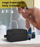 Vorspack Travel Toiletry Bag for Men - Hanging Toiletries Bag Water Resistant Travel Bag for Toiletries Accessories - Black