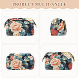 voucong Cosmetics Bag Portable Women Cash Wallet for Bag For Women Japanese Water Lily Bloom