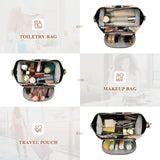 voucong Cosmetics Bag Portable Women Cash Wallet for Bag For Women Japanese Water Lily Bloom