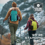 VPBAGE 15L Water - resistant Hiking Daypack, Small Backpack Travel Outdoor, Lightweight Day Pack with Tool Loops