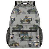 VQUVQV Backpack for Women Men Waterproof Backpack with Laptop Compartment, Lightweight Carry On Backpack for Travel, Work, Picnic, Cute Military Jeep Pattern
