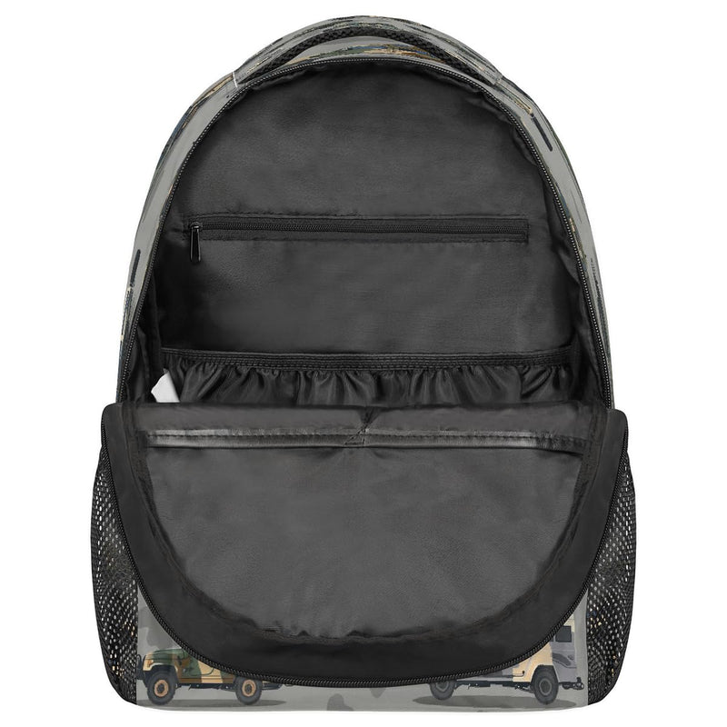VQUVQV Backpack for Women Men Waterproof Backpack with Laptop Compartment, Lightweight Carry On Backpack for Travel, Work, Picnic, Cute Military Jeep Pattern
