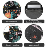 VQUVQV Flower Travel Backpack for Women Men, Water Resistant Laptop Bookbag College School Bag, Large Capacity Floral Print Daypack Schoolbag