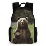 VTCTOASY Laptop Backpack for Men Women Lightweight Backpack Hi Bear Sit on The Lawn Daypack Rucksack with Compartment Laptop Bag