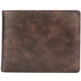 Wallet for Men - Genuine Leather RFID Blocking Bifold Stylish Wallet With 2 ID Window (Coffee - galaxy)