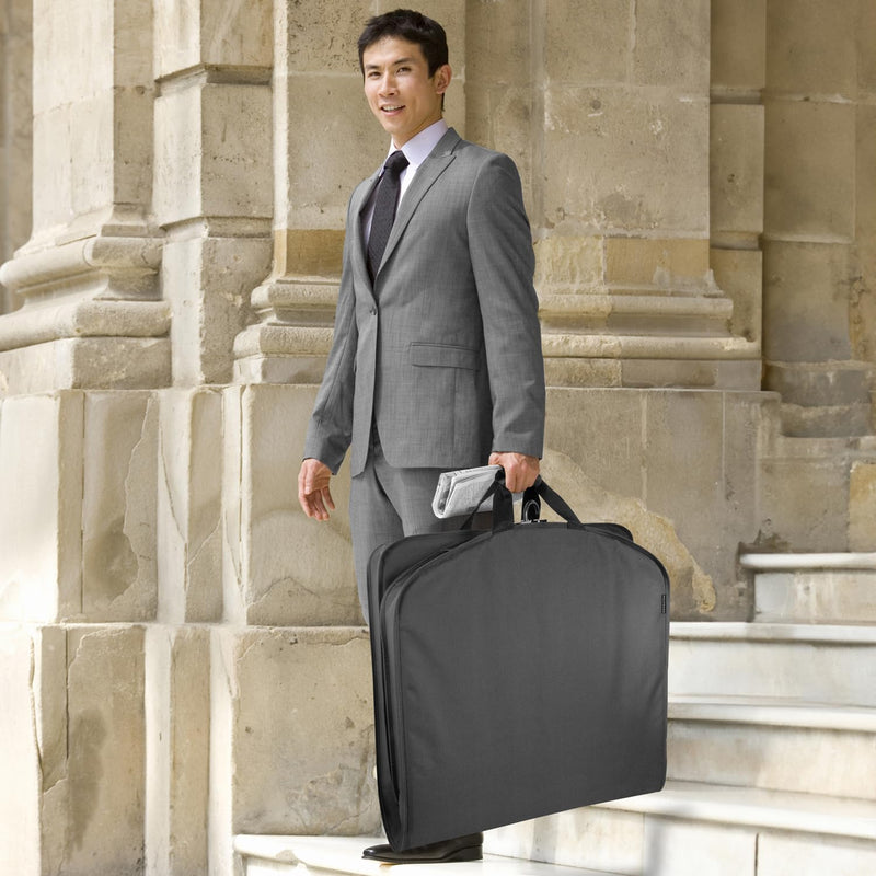 WallyBags® 40” Deluxe Carry - On Travel Garment Bag, Perfect for Suits and Shirts