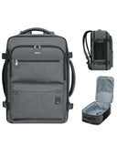 WANDF Travel Backpack For Spirit Airlines Personal Item Bag 18x14x8 with Wet Pocket, 17 Inch Laptop Backpack for Men Women（Grey）