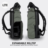 WANDRD PRVKE Lite: Weather - Resistant Travel & Camera Backpack with Laptop Sleeve, Quick Side Access, Clamshell Opening – Ideal Photography & Travel Bag