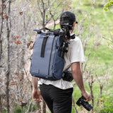 WANDRD PRVKE Rolltop 31L V4 Camera Backpack – Expandable Weatherproof Travel Bag with Laptop Sleeve and Clamshell Opening