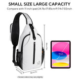 WATERFLY Crossbody Sling Backpack Sling Bag Travel Hiking Chest Bag Daypack