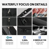 WATERFLY Crossbody Sling Backpack Sling Bag Travel Hiking Chest Bag Daypack