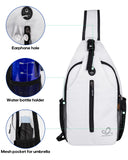 WATERFLY Crossbody Sling Backpack Sling Bag Travel Hiking Chest Bag Daypack