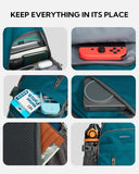 WATERFLY Small Crossbody Sling Bag: RFID Sling Backpack Chest Bag Travel Shoulder Multiple Pockets Hiking Daypack for Man Woman