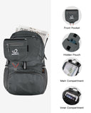 WATERFLY Small Lightweight Packable Backpack: 20l Ultra Light Foldable Travel Hiking Camping Daypack Day Pack for Man Woman