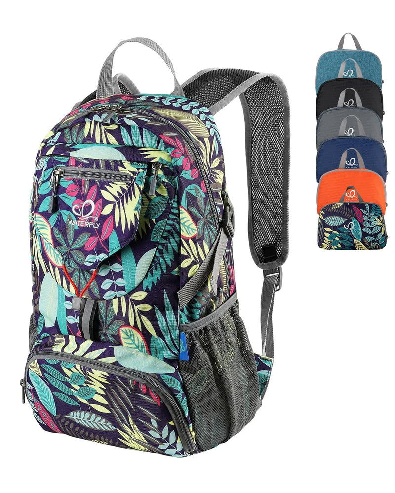 WATERFLY Small Lightweight Packable Backpack: 20l Ultra Light Foldable Travel Hiking Camping Daypack Day Pack for Man Woman